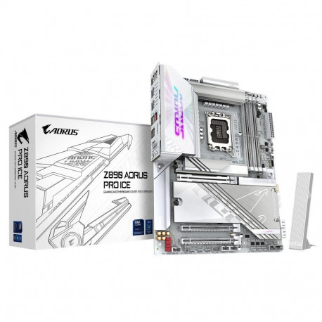 GIGABYTE Z890 AORUS PRO ICE emaplaat - toetab Intel Core Ultra (Series 2) protsessoreid, 16+1+2-faas