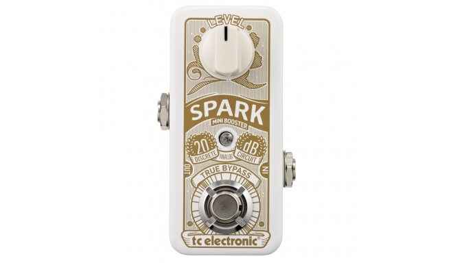 TC Electronic Spark Mini Efektipedaal Valge