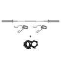 Olympic barbell 13.5 kg / 1500 mm with clamps HMS GO205