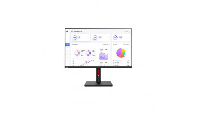 Lenovo ThinkVision T32p-30 LED display 80 cm (31.5") 3840 x 2160 pixels 4K Ultra HD Black