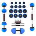 HMS SGG30 BAR 2-in-1 weight set (barbell and barbells) 30 kg
