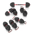 6IN1 WEIGHT SET HMS SGN140 (BARBELL, DUMBBELL AND KETTLEBELL) 40KG