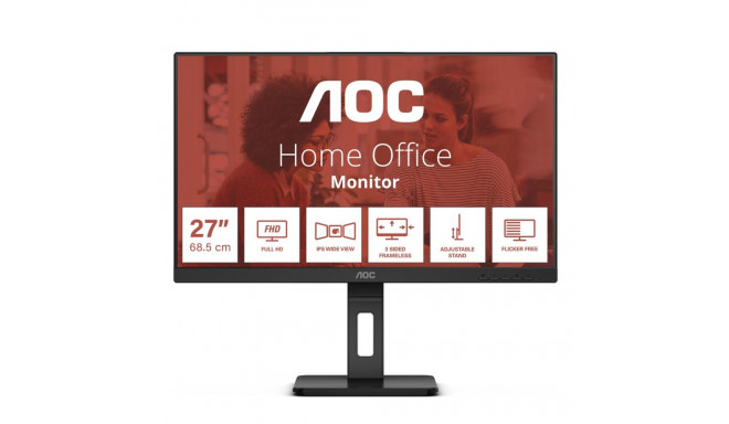 AOC E3 27E3QAF LED display 68.6 cm (27") 1920 x 1080 pixels Full HD Black