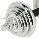 Coloured barbells with barbell function in a case HMS SKC20 2 x 10 kg