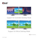 CLUB3D The CSV-1562 is an USB3.2 Gen1 Type-C Universal Triple 4K30Hz Charging Docking Station and is