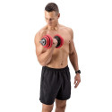 HMS SGGX20 rubberized barbells with barbell function 20 kg