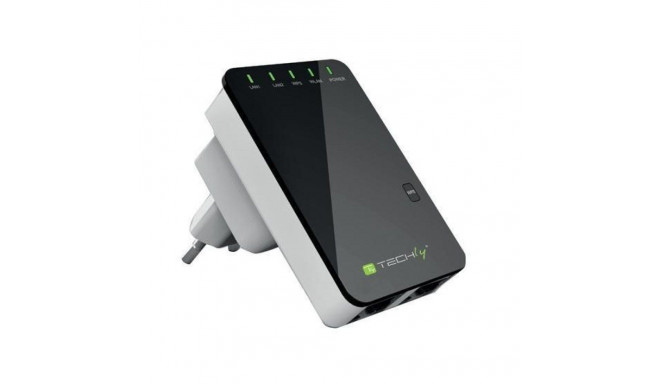 Techly seinapistik juhtmevaba ruuter 300N seinatugevdaja I-WL-REPEATER2