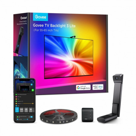 Govee H6099 Teleri Taustvalgus 3 Lite | LED Taustvalgus | Teleritele 55-65 tolli, RGBICW, Wi-Fi+Blue