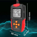 Qoltec 52484 LCD digital battery tester | 12V | 24V | 3Ah-200Ah