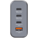 Verbatim GNC-140 GaN laadija 140W koos 2 x USB-C PD 140W / 1 x USB-C PD 20W / 1 x USB-A QC 3.0 (EU/U
