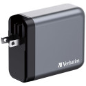 Verbatim GNC-140 GaN laadija 140W koos 2 x USB-C PD 140W / 1 x USB-C PD 20W / 1 x USB-A QC 3.0 (EU/U