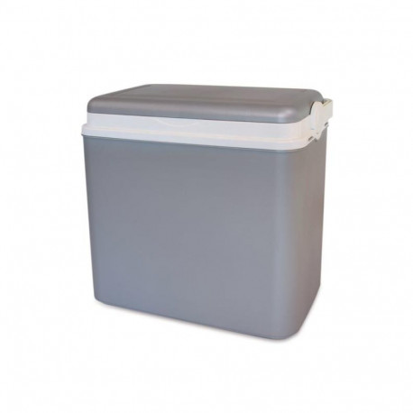 Cooler bag, grey, 40 x 24 x 38 cm, 24 l