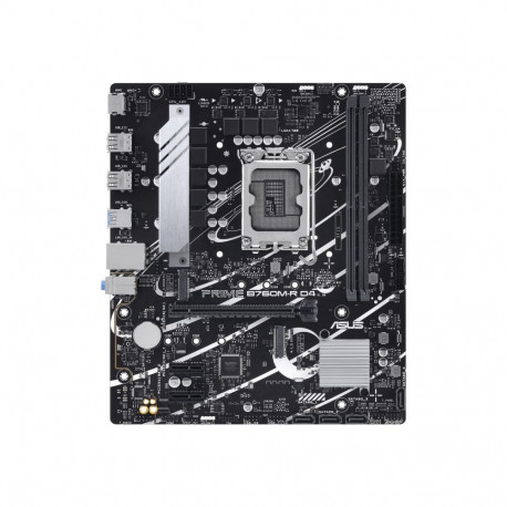 Asus PRIME B760M-R D4 protsessoripere Intel protsessoripesa LGA1700 SATA-pistikuid 4