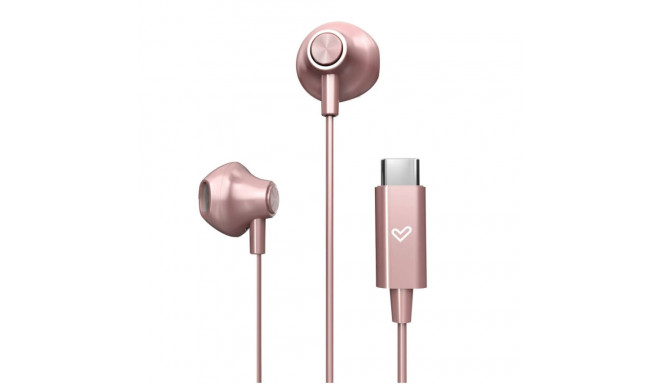 Energy Sistem Juhtmega Kõrvaklapid | EasyPods Type C | Sisseehitatud mikrofoniga | USB-C | Roosa kul