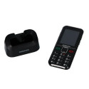 Maxcom Comfort MM735 with charging station + SOS wristband black/black