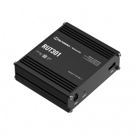 Teltonika ethernet-ruuter RUT301 10/100 Mbit/s Ethernet LAN (RJ-45) pordid 5 ilma Wi-Fi-ta ilma mesh