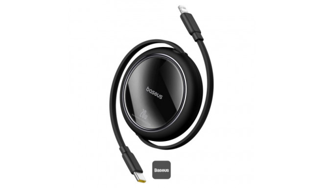Cable USB C - IP Lightning 20W 1m retractable Black Free2Pull BASEUS