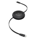 Cable USB C - USB C 100W 1.5m retractable black Free2Pull BASEUS