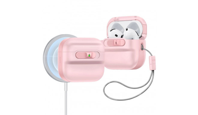 ESR Pulse Halolock Magsafe case for AirPods 4 - pink