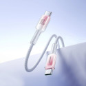 Joyroom S-A42 Crystal-Clear Series 60W USB-C - USB-C cable 1.2m - white
