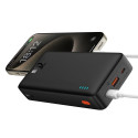 Baseus Airpow 20W 20000mAh Power Bank with Baseus Simple Series USB-A - USB-C 50cm Cable - Black