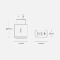 Baseus Compact fast charger 2x USB / USB Type C 30W 3A Power Delivery Quick Charge black (CCXJ-E01)