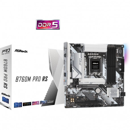 B760M Pro RS s1700 4DDR5 DP/HDMI mATX emaplaat