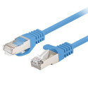 Patchcord cat.6 FTP 1M 10-pack fluke passed blue