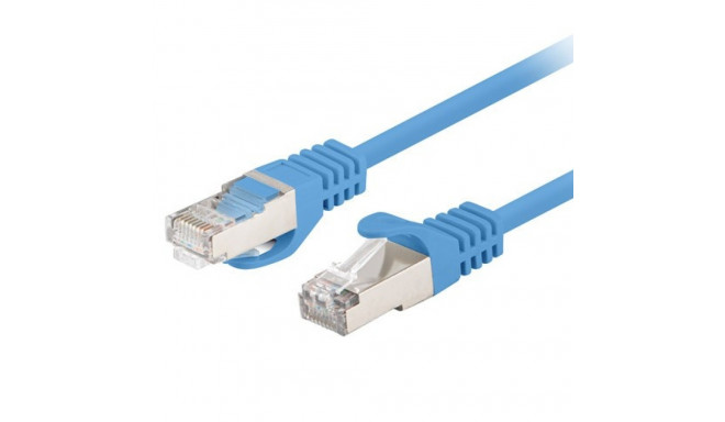 Patchcord cat.6 FTP 1M 10-pack fluke passed blue