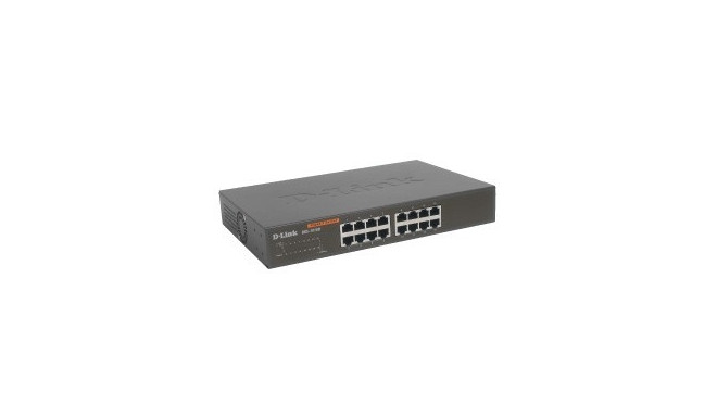 DGS-1016D switch L2 16x1GBE Desktop/Rack 19''