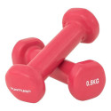 Hantlid TUNTURI Vinyl Dumbbells 2 x 0,5 kg, roosa