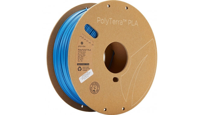 PLA filament 3D-printerile Polymaker PolyTerra, Sapphire Blue, sinine, 1,75mm, 1kg