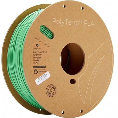 PLA filament 3D-printerile Polymaker PolyTerra Forest Green. Roheline, 1,75mm, 1kg