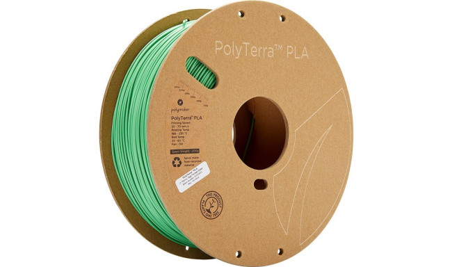 PLA filament 3D-printerile Polymaker PolyTerra Forest Green. Roheline, 1,75mm, 1kg