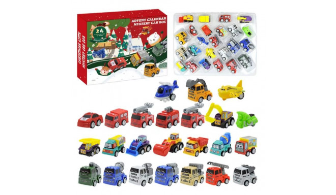 RoGer Christmas Advent Calendar with Toy Cars 24pcs.