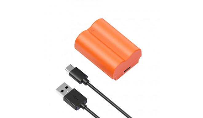 SmallRig 4970 NP W235 USB C Rechargeable Camera Battery (Orange)