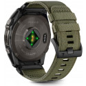 Tech-Protect kellarihm Nylon Classic Garmin fenix 5/6/6 Pro/7/8 47mm/E, oliiviroheline