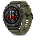 Tech-Protect watch strap Nylon Classic Garmin fenix 5/6/6 Pro/7/8 47mm/E, olive green