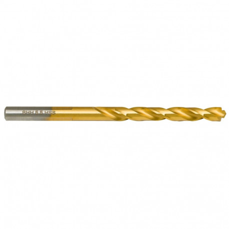 Wiertło do metalu Baildon DIN 338 RN 5,5 mm, HSS TiN (S), 93-57 mm (chwyt 3-płaszczyznowy)