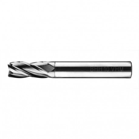 Baildon karbiidfrees FWP4L DIN 6527 L 10mm VHM TiAlN Z4 72-19mm