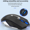 Aula S50 Multi-Color backlight Wired Gaming Optical mouse 7 buttons 800-4800dpi with ergonomic shape