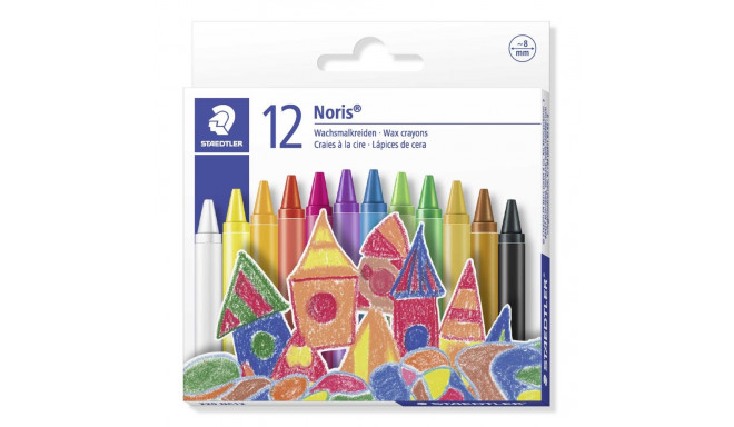 Wax crayon 8mm 12pcs.box