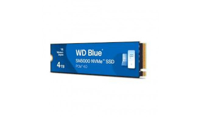 SSD|SANDISK|Blue SN5000|4TB|M.2|NVMe|Write speed 5000 MBytes/sec|Read speed 5500 MBytes/sec|2.38mm|T
