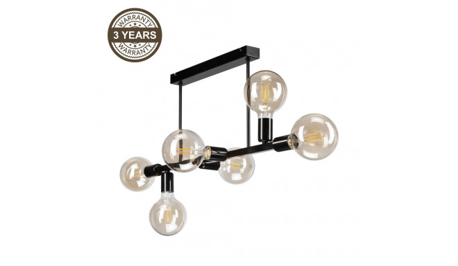 CEILING LIGHT ANARI LM-6.146 6XE27 BLACK