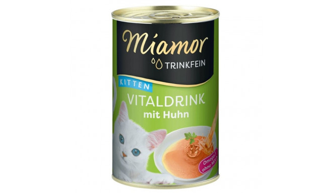 Liquid Treats For Cats - Miamor Trinkfein Kitten Vitaldrink With Chick