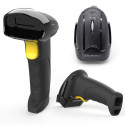 Wireless Barcode Scanner - Qoltec 50856 1D 2D 2.4GHz Black