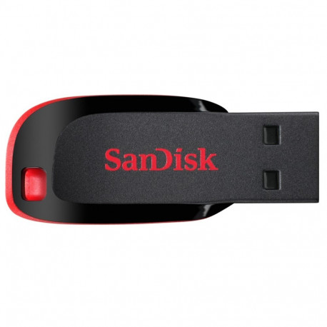 USB Flash Drive - Sandisk Cruzer Blade 64GB Black/red