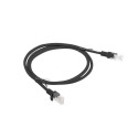 Networking Cable - Lanberg Pcu6-10cc-0100, Black