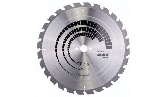 Bosch circular saw blade Construct Wood, 400mm