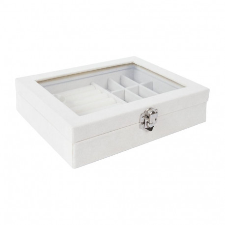 Jewelry box SEZANE 20x15x4.5cm, white